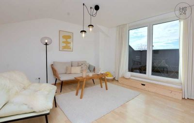 Modern möblierte 3-Zimmer-Wohnung in Altusried mit Dachloggia und Stellplatz