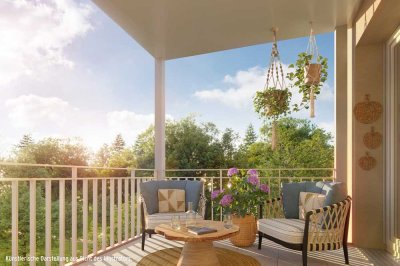 KOMFORTABLE 3-ZIMMER-WOHNUNG MIT PRIVATEM SÜD-WEST-BALKON