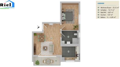 Neubau 2 Zimmer Erdgeschoss Wohnung