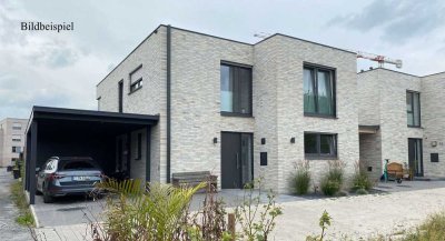 Modernes Neubau-Einfamilienhaus in versetzter Bauweise in Burgsteinfurt