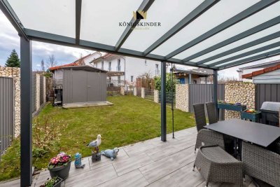 DIE GELEGENHEIT!
Top Haus - gepflegter Garten, Terrasse mit Pergola & XL-Garage in sehr ruhiger Lag