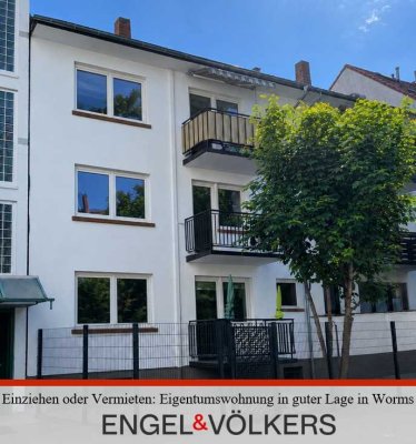 Einziehen oder Vermieten: Eigentumswohnung in guter Lage in Worms