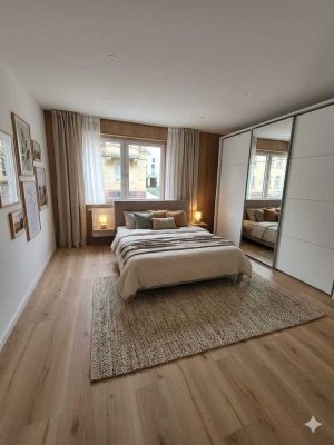 Erstbezug nach Sanierung 3 Zimmer mit  Einbauküche Terrasse WG- geeignet