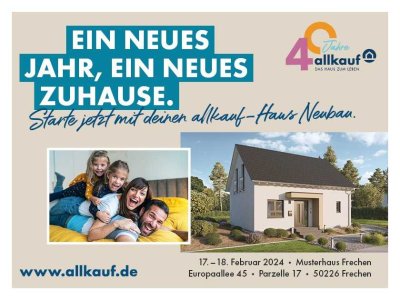 Modernes Einfamilienhaus nach Ihren Wünschen in Bergheim - mit allkauf Dienstleistungspaket Pro Time