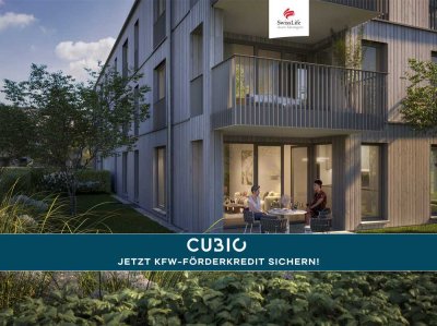 CUBIO | 3-Zi. Familienwohnung mit Loggia | 2. OG | EH40 | München-Aubing