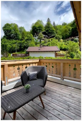 Top-renovierte Wohnung mit großer Terrasse am Alpbach bei der Schneekapelle