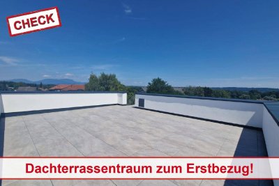 Ziegelmassivbauweise! Penthousewohnung mit 141 m² Terrasse in Feldkirchen! Top 10