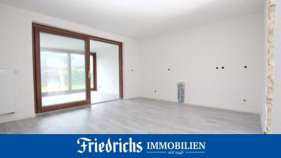Modernes Wohnen in Oldenburg-Ohmstede! Sanierte 3-Zimmer-Wohnung im EG mit Terrasse und Garten