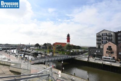 Büsum/Hafen: Großzügige 3 Zimmer Wohnung (Whg. 11) in Neubauanlage mit Blick auf den Museumshafen