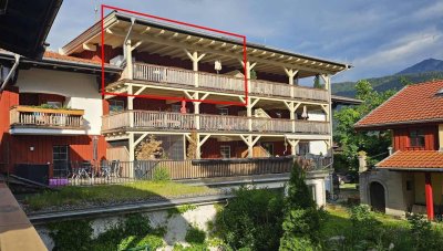 Über uns nur der Himmel : Schöne Dreizimmerwohnung mit riesiger Terrasse im historischen Gutshof Voldöpp