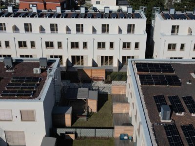 13 Neubau Reihenhäuser: Besichtigung 26.04 Sonntag ab 10:30 möglich