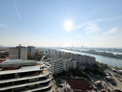 Modernes Studio mit Cityblick (Neue Donau) Gym, Pool, Supermarkt im Haus