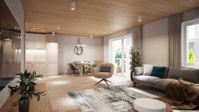 Citywohnen Murrgärten - Haus 3 oder 4 - 1.OG - Wohnung 05 mit 8,4m² Balkon