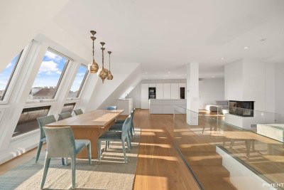 Exklusives Dachgeschossjuwel mit Panorama-Dachterrasse &amp; Sauna