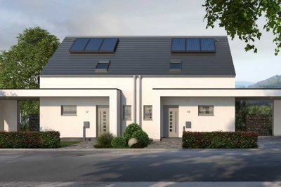Ein Doppelhaus zum Staunen: Innen geräumig, Außen elegant