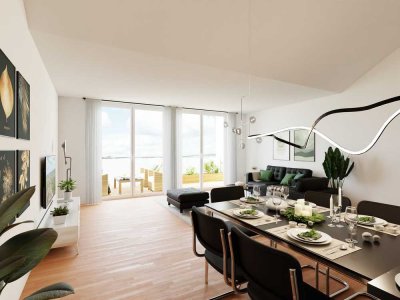 Wohnen in Kalstert - 5-Raum-Maisonette-Wohnung mit großem Balkon