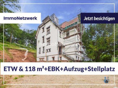 **außergewöhnliche, sanierte Jugendstilwohnung mit Aufzug & Stellplatz in historischer Villa**