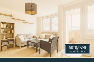 BRUMANI | Top gelegene Ein-Zimmer-Wohnung mit überdachtem Balkon in FR-Unterwiehre