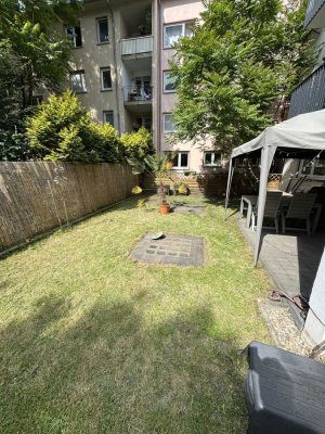 2-Zimmer-Wohnung mit Garten und Einbauküche in Frankfurt am Main