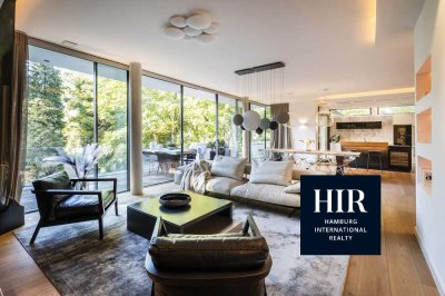Luxuriöse 3-Zimmer Wohnung mit Balkon in Hamburg-Uhlenhorst