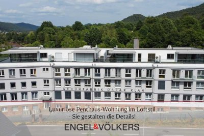 Luxuriöse Penthaus-Wohnung im Loftstil - Sie gestalten die Details!