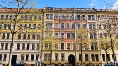 Bezugsfreie, hochwertig sanierte 3-Zimmer-Altbauwohnung mit Lift im beliebten Leipzig-Schleußig