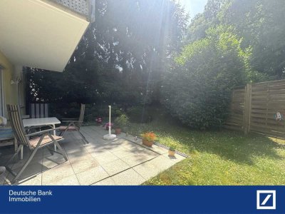 Erdgeschosswohnung mit zwei Gärten, Garage und Stellplatz!