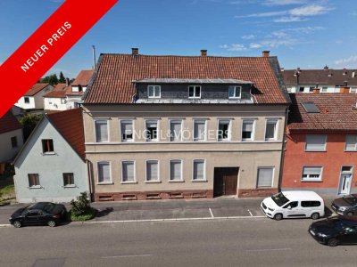 Neuer Preis: Mehrfamilienhaus mit entwickelbarer Scheune in Neckarhausen