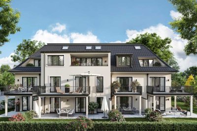 Exklusive 3 Zimmer OG NEUBAU-Wohnung mit Südausrichtung, großem Balkon in Bestlage von Waldtrudering