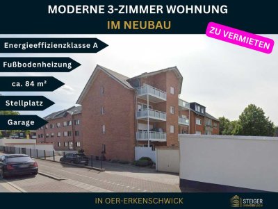 Seniorengerecht & Stilvoll: 3-Zimmer-Wohnung mit Balkon, Stellplatz & Garage