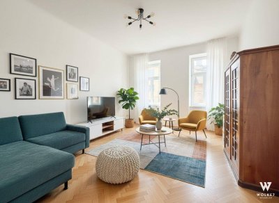 Buchengasse | Erstbezug | 2-Zimmer-Altbauwohnung in ruhiger Seitengasse – 2025 frisch saniert mit Stil