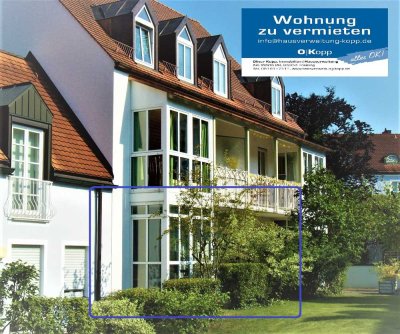 OK!  " Am Wörth " Tolles Appartement mit Terrasse und kleinem Wintergarten...