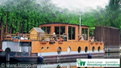 Hausboot zu verkaufen - Wohnen auf dem Wasser