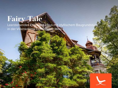Fairy Tale - Leerstehende Fachwerk-Villa mit idyllischem Baugrundstück in Lichterfelde-West