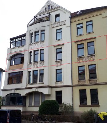 Großzügige voll sanierte 4-Zimmer Wohnung im 2. OG mit Loggia in Braunschweig
