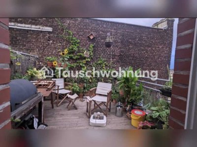 Tauschwohnung: Helle, besondere Dachgeschosswohnung mit Terrasse