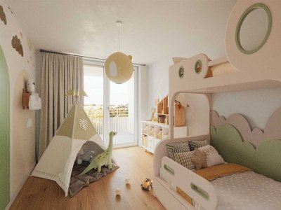 Komfortable 3-Zimmer-Neubauwohnung