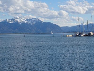 EG-Wohnung mit See- und Bergsicht am Chiemsee