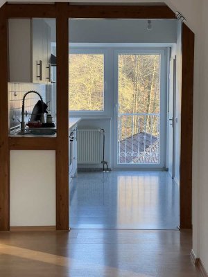 Geschmackvolle, vollständig renovierte 4-Raum-DG-Wohnung mit gehobener Innenausstattung in Marburg