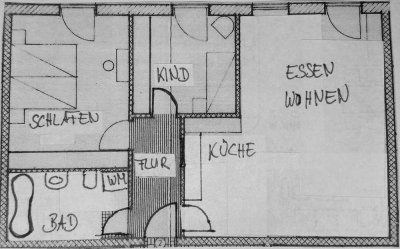 Mühlenviertel Aschheim - gut geschnittene 3-Zimmer-Wohnung, hell mit Eichendielenboden
