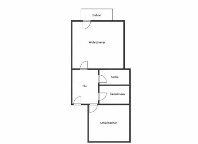 Top geschnittene 2 Zimmer Wohnung mit Sonnenbalkon | Hochfeld