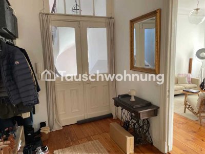 Tauschwohnung: Wunderschöne 4-Zimmer Altbauwohnung an Wasser und Altstadt
