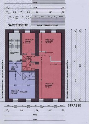 3-Zimmer-Wohnung im Jugendstilhaus - Einbauküche