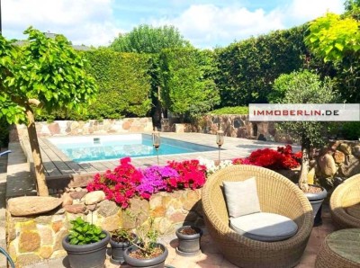 IMMOBERLIN.DE - Fabelhaftes Haus mit Südterrasse, Gewerbeanteil & Garage