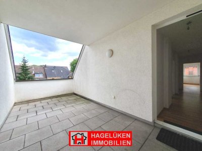 "Ihre Allwetter-Dachterrasse"?  3,5 R.-DG-Whg. in ruh., sehr gepfl. Haus, nahe Allee-Center
