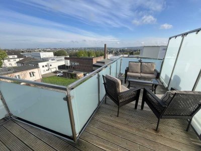 Renovierte, möblierte 3-Zimmerwohnung Solingen Dorp mit Dachterasse, DSL, Stellplatz