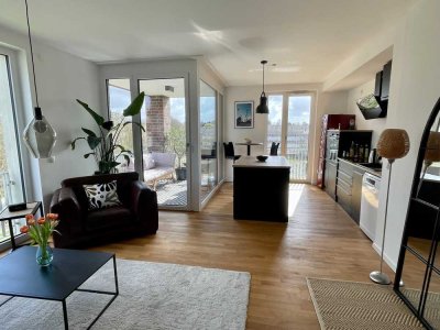 Urbanes Wohnglück am Leinekanal: Moderne 3 Zimmer Wohnung in der Wasserstadt Limmer