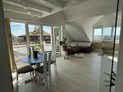 Maisonette-Wohnung mit herrlicher Aussicht in Denkingen