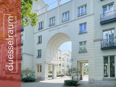 Heinrich Heine Gärten: repräsentative 3-Zimmer-Wohnung mit Süd-West-Balkon und Dachterrasse!