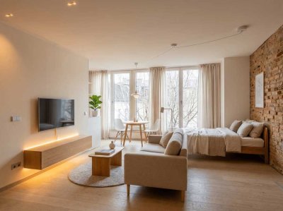 Deine Zweitwohnung? Studio Apartment mit Fahrstuhl im Dachgeschoss eines schönen Altbaus